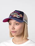 Бейсболка VON DUTCH арт. VD/1/CT/PATCHES/14  (темно-синий / синий)